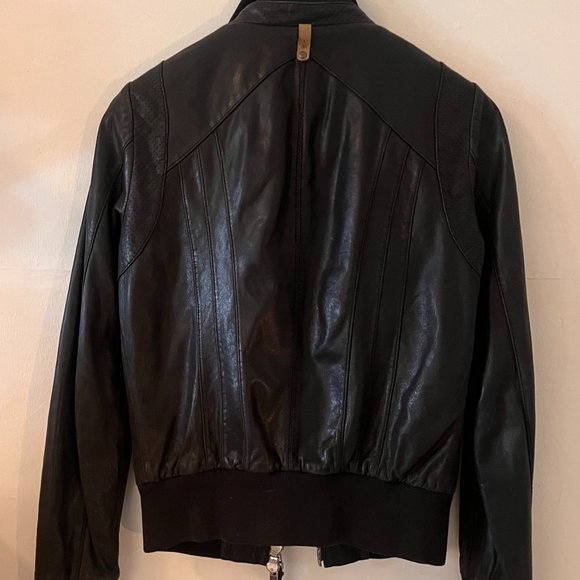 Mackage 100% Leather Bomber Jacket - Picture 4 of 6